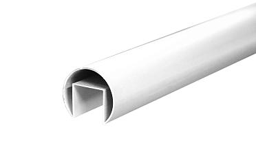 Труба  Ø42.4 мм, с пазом 24х24 мм, анодированный алюминий Фk820 AL купить в Алматы