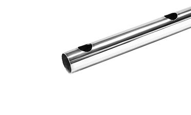 Труба AISI 304 25х1х6000, с перфорацией под  Ø16, 90°, GRIT 600 837-4 купить в Алматы