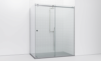 Комплект фурнитуры для раздвижной душевой перегородки, угловой, на профиле t552-1 в Алматы. Готовые проекты ПерилаГлавСнаб