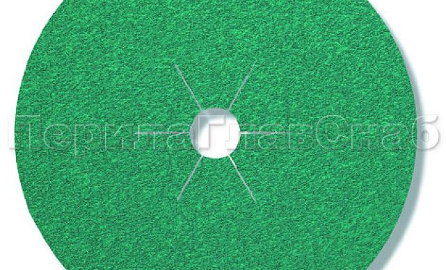 Шлифовальный круг "зелень" на фибре Р-40 Клиншпор Ф-0389 