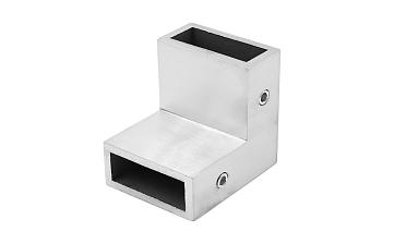 Соединитель труба-труба 90°, для трека 30х10 мм, 90°, AISI 304, шлифованный t460 SSS купить в Алматы