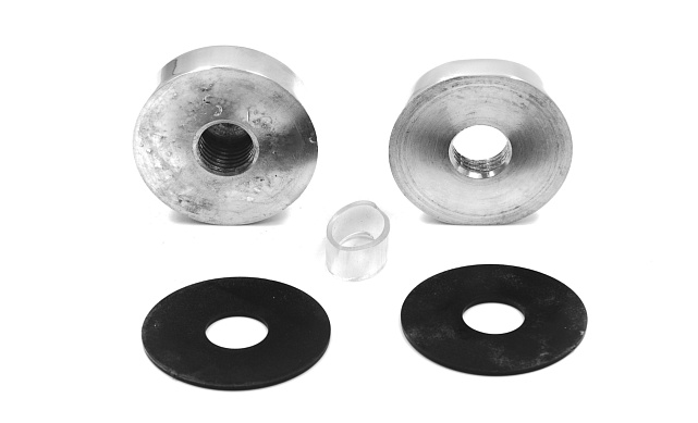 Комплект торцевого крепления несущего стекла, полированный, литой. AISI 304 k277-6  2 Комплект торцевого крепления несущего стекла, полированный, литой. AISI 304 k277-6  2