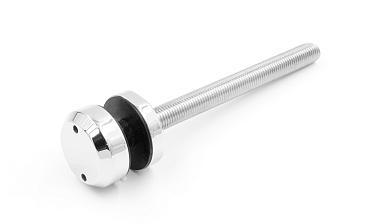 Комплект торцевого крепления несущего стекла, гайка-шайба Ø50х10х18 мм с внутренней резьбой М16(для оцинковки), полированный AISI 304, уценка k277-7-У купить в Алматы