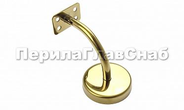 Пристенок с ложементом под плоскость,  сварной с крышкой, полированный, под золото (AISI 201) Фk386-88 купить в Алматы