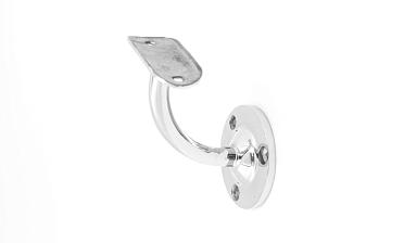 Пристенок с ложементом под Ø50.8 мм, вынос 70х45, Ø60х3 мм, литой, 25х45х2 мм, полированный, (AISI 316) k234-2 купить в Алматы