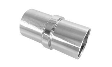 Соединитель трубы Ø25.1х1.45мм, полированный, AISI 304, с насечками k086-25 купить в Алматы