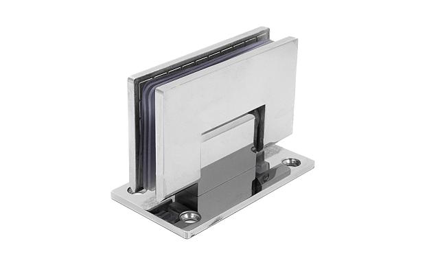 Петля для душевой кабины стена-стекло 90° 90х55 мм AISI 304 полированная t301-2 PSS