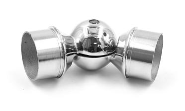 Поворот литой, регулируемый, "шар" с установочными кольцами, под Ø50.8 мм, (AISI 304) k558 купить в Алматы