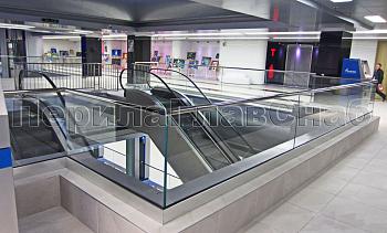 Стеклянные перила для атриумов в Алматы. Готовые проекты ПерилаГлавСнаб