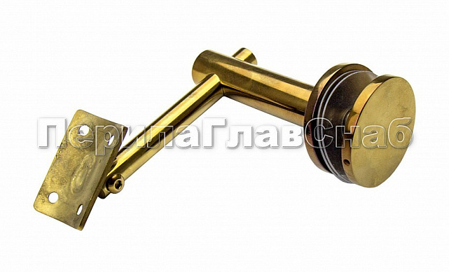 Выносной держатель поручня на стекло 8-16 мм, под золото (AISI 304) Фk241-88 Выносной держатель поручня на стекло 8-16 мм, под золото (AISI 304) Фk241-88