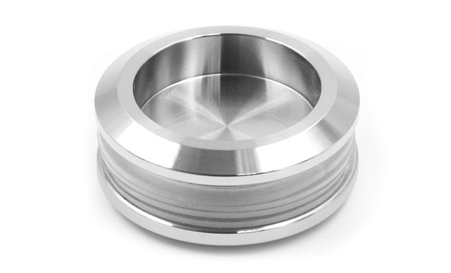 Ручка-кноб для двери 58 мм под отверстие 47 мм шлифованная t665 SSS