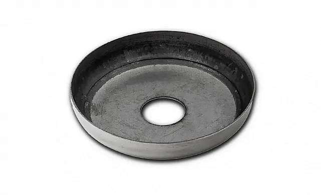 Низ стойки Ø10.5 мм, S=0.4 мм, 50х13 мм, полированный (AISI 304) k202-3 2