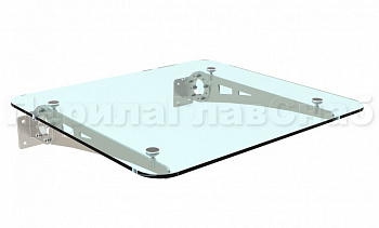 Стеклянный козырек на консоли из листа - вариант 2 в Алматы. Готовые проекты ПерилаГлавСнаб Стеклянный козырек на консоли из листа - вариант 2 в Алматы. Готовые проекты ПерилаГлавСнаб