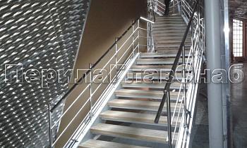 Нержавеющие перила и ограждения с подсветкой в Алматы. Готовые проекты ПерилаГлавСнаб