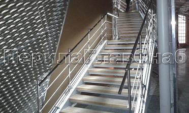 Нержавеющие перила и ограждения с подсветкой купить в Алматы