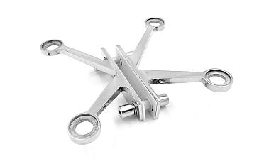 X-спайдер для установки на стеклянное ребро AISI 304 k290-X купить в Алматы