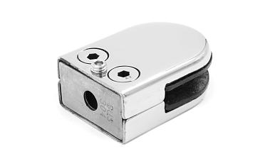 Стеклодержатель штампованный под стекло 10 мм (5+5 мм), на плоскость 40х24х54 полированный (AISI 304) k539-10 купить в Алматы