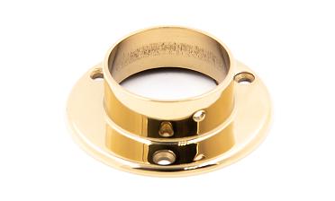 Фланец для трубы Ø50.8 мм, Ø90х3 мм, полированный, литой, золото k022-88 купить в Алматы
