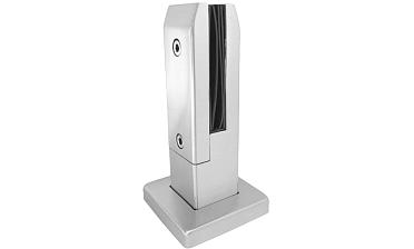 Стеклодержатель литой напольный, плоский 50х50х190 мм, шлифованный (AISI 304) Фk275-2 купить в Алматы