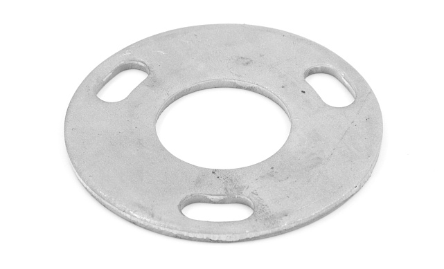 Фланец стойки 38/90 х 5 (4,3) х AISI 304 #200 3 отв х М10 х 20 k116-38-7 Фланец стойки 38/90 х 5 (4,3) х AISI 304 #200 3 отв х М10 х 20 k116-38-7