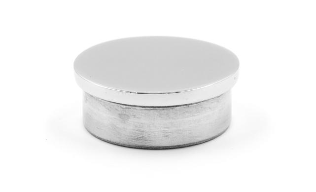 Заглушка литая плоская Ø38.1х1.5 мм, полированная, (AISI 304) k093-5