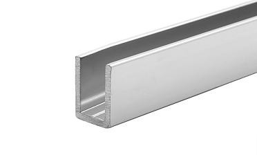 П-образный профиль для неподвижных стекол 8 мм, 19x13, L=2500, алюминий полированный t756-2500 AL купить в Алматы П-образный профиль для неподвижных стекол 8 мм, 19x13, L=2500, алюминий полированный t756-2500 AL купить в Алматы