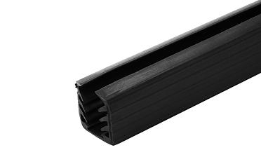 Уплотнитель в поручень с пазом 24х24 под LED ленту на стекло 12мм EPDM (палки 3 м) Фk300 купить в Алматы