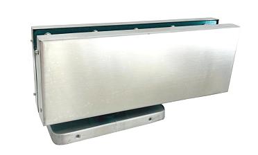 Фитинг нижний со встроенным доводчиком для стеклянной двери до 80 кг, шлифованный t185-2 SSS   купить в Алматы