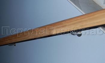 Пристенный деревянный квадратный поручень в Алматы. Готовые проекты ПерилаГлавСнаб