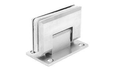 Петля для душевой кабины стена-стекло 90° 90х55 мм AISI 304, шлифованная  t301 SSS купить в Алматы