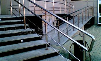 Ограждение пандуса для инвалидов в Алматы. Готовые проекты ПерилаГлавСнаб