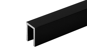 П-образный профиль 19x13, L=2200, алюминий ,черный, уценка t756 BL-У купить в Алматы