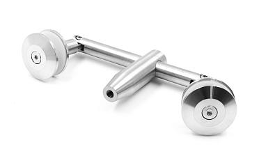 Крепление двойное с рутелями к тяге, AISI 304 k628 купить в Алматы