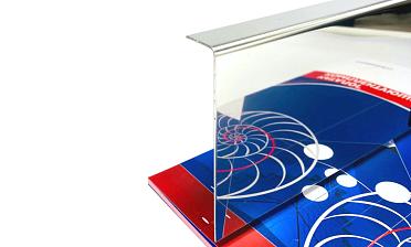 Лицевая накладка из полированной нержавейки на профиль т100 20,3х101мм длина 2 м т100-13  купить в Алматы