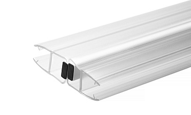 Комплект уплотнителей для стекла в душевую кабину (2 шт.), стекло-стекло 8 мм, с магнитом 180°, 2200 мм t209 купить в Алматы