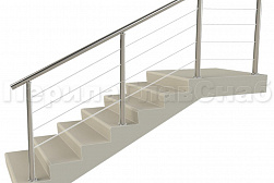 Тросовые ограждения в Алматы. Готовые проекты ПерилаГлавСнаб - фото 1