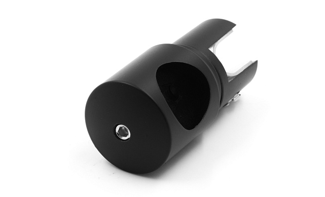 Крепежный элемент глухой для трубы 19 мм цинк, черный t913 BZn  4  Крепежный элемент глухой для трубы 19 мм цинк, черный t913 BZn  4