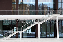 Ограждения из нержавейки со стеклом в Алматы. Готовые проекты ПерилаГлавСнаб - фото 4 Ограждения из нержавейки со стеклом в Алматы. Готовые проекты ПерилаГлавСнаб - фото 4