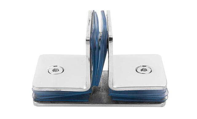 Коннектор для душевой кабины на 3 стекла полированный t727-2 PSS  6