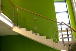 Стеклянные перила для колодезных лестниц в Алматы. Готовые проекты ПерилаГлавСнаб - фото 12