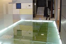 Стеклянные полы с подсветкой в Алматы. Готовые проекты ПерилаГлавСнаб - фото 1