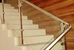 Ограждения из нержавейки со стеклом в Алматы. Готовые проекты ПерилаГлавСнаб - фото 23 Ограждения из нержавейки со стеклом в Алматы. Готовые проекты ПерилаГлавСнаб - фото 23