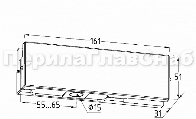 Верхний фитинг-петля, шлифованный t120 SSS 3