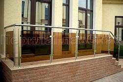 Ограждение входных групп в Алматы. Готовые проекты ПерилаГлавСнаб - фото 2