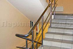 Перила и ограждения из нержавеющей стали с двумя ригелями в Алматы. Готовые проекты ПерилаГлавСнаб - фото 11
