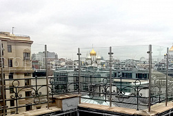 Цельностеклянные ограждения для крыш в Алматы. Готовые проекты ПерилаГлавСнаб - фото 19