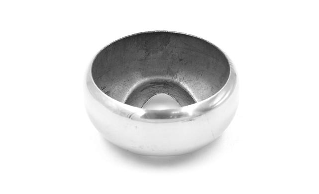 Наконечник стойки штампованный, под 90° под Ø50/50 х 0.8 AISI 316 полированный #600 k068-6 3