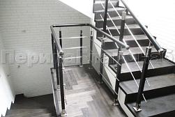 Ограждения из нержавеющей стали с тремя ригелями в Алматы. Готовые проекты ПерилаГлавСнаб - фото 6