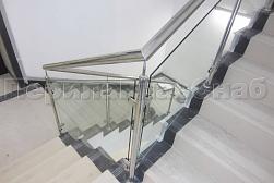 Стеклянные перила для колодезных лестниц в Алматы. Готовые проекты ПерилаГлавСнаб - фото 13
