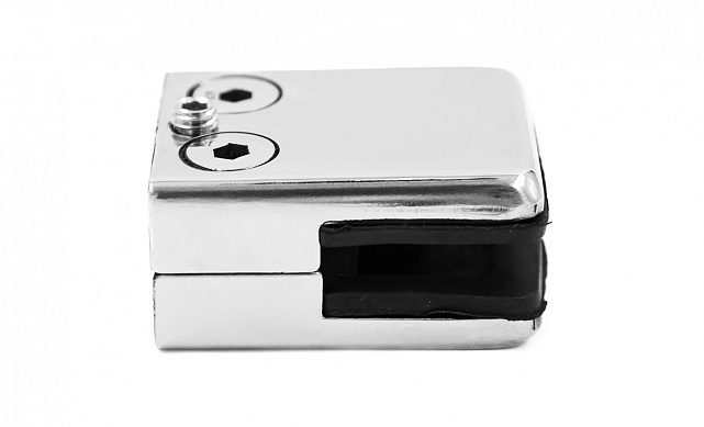 Стеклодержатель штампованный, под стекло 10 мм (5+5 мм), на плоскость 40х24х48 полированный (AISI 304) k352-10 6 Стеклодержатель штампованный, под стекло 10 мм (5+5 мм), на плоскость 40х24х48 полированный (AISI 304) k352-10 6